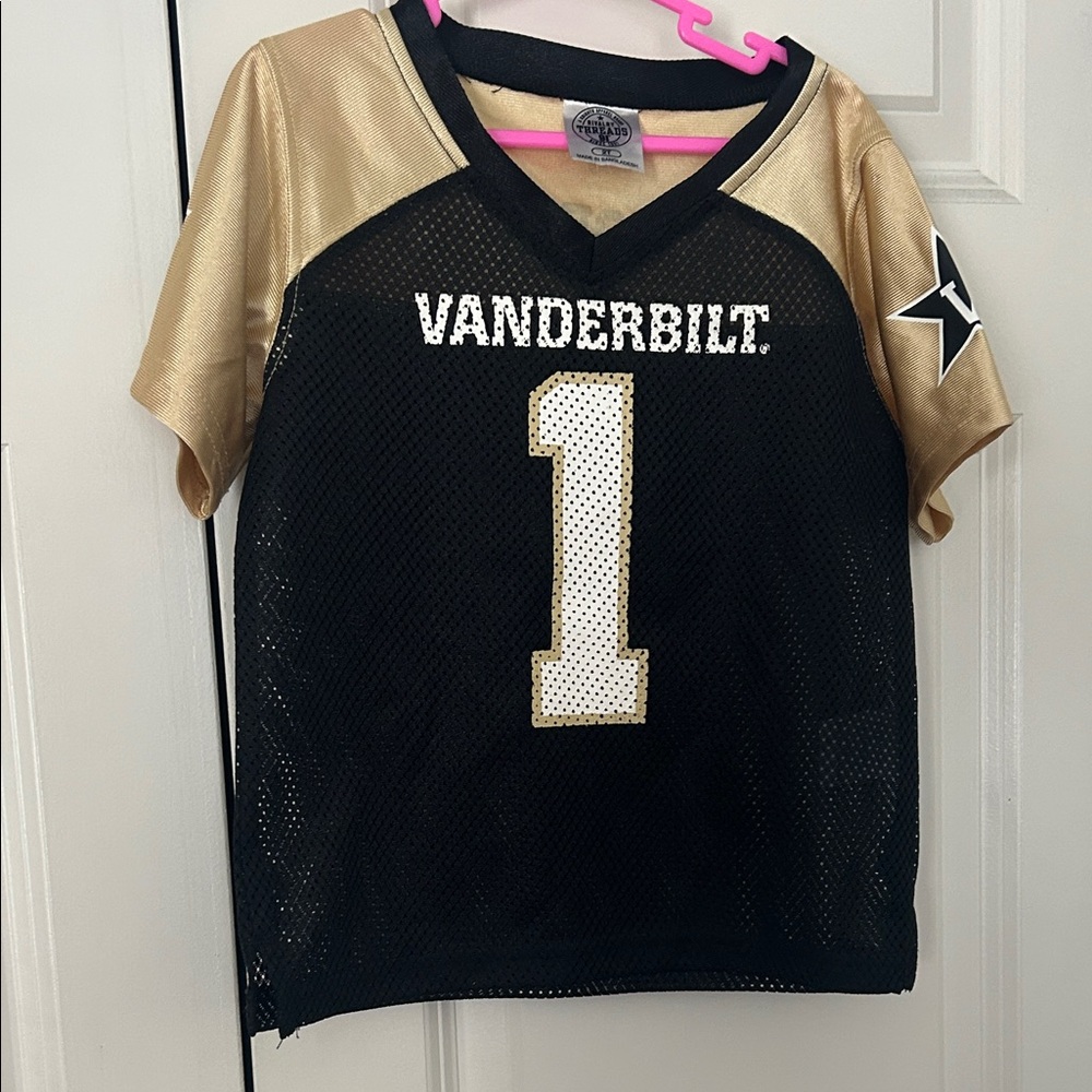Kids Black and Gold Jersey Top